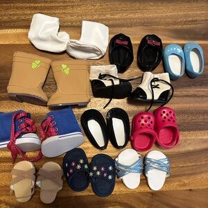 Assorted Doll Shoes Collection